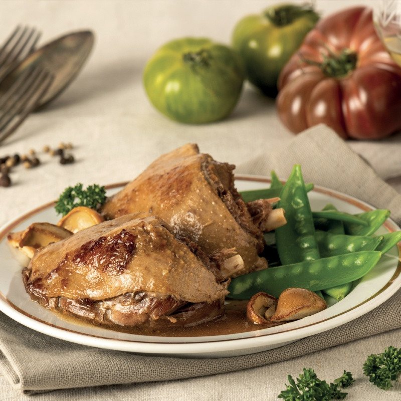 le lot de 2 Cuisses de Canard Sauce aux Cèpes 400g