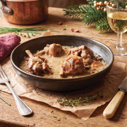 Blanquette de canard aux girolles
