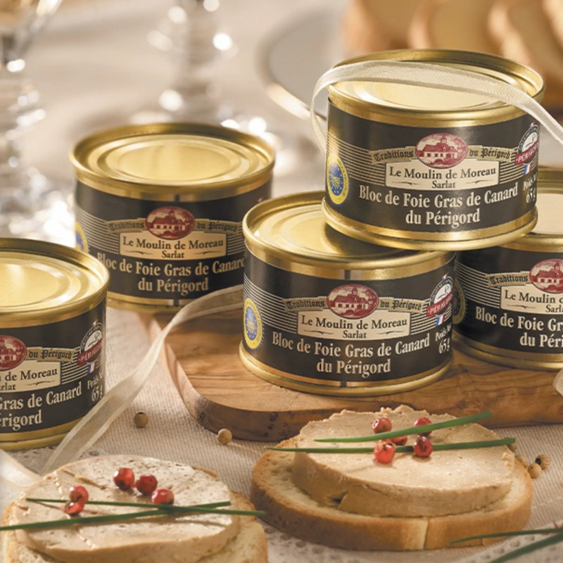 Colis de 5 blocs de foie gras de canard 65 g