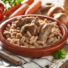 Le lot de 2 Cassoulets de Castelnaudary au manchon de canard confit 420 g