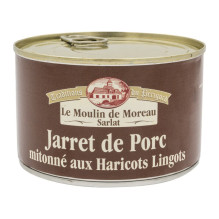 Lot de 2 Jarrets de Porc mitonnés aux Haricots lingots 420g