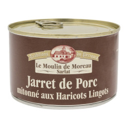 Lot de 2 Jarrets de Porc mitonnés aux Haricots lingots 420g