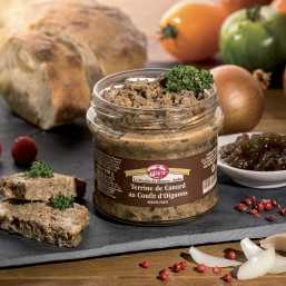 Lot de 3 Terrines de Canard au Confit d'oignons 180g