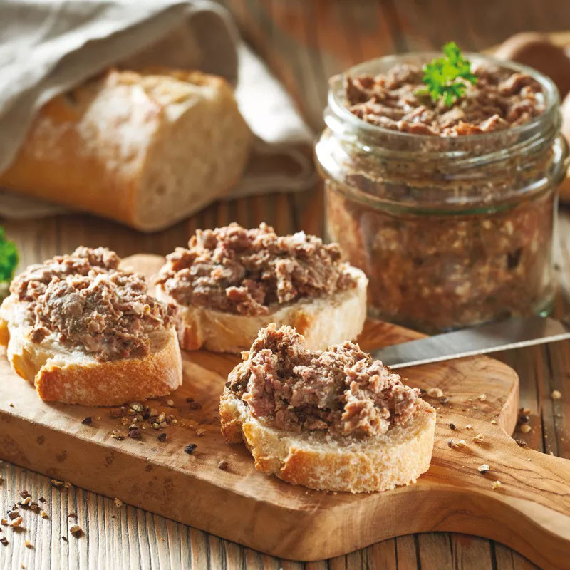 Lot de 2 Pâtés de caille aux cèpes 180g