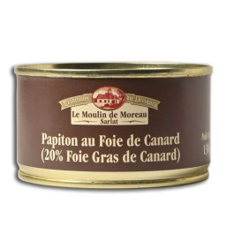 Le lot de 2 Papitons au foie de canard (20% Foie Gras) 130g