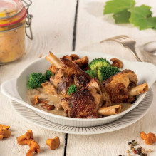 Le lot de 2 boîtes de Canard sauce aux Girolles et Foie Gras 400g