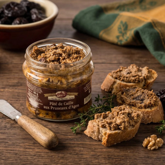 Pâté de caille aux pruneaux d'Agen