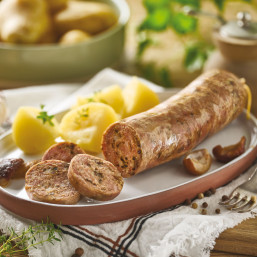 Saucisson à cuire aux cèpes...