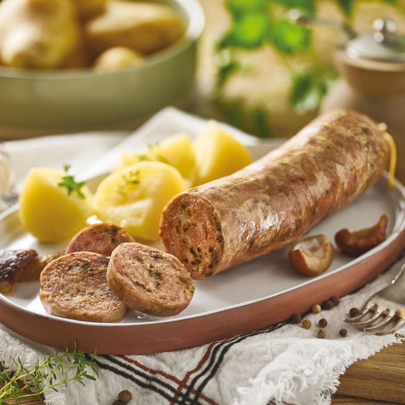 Saucisson à cuire aux cèpes 350g