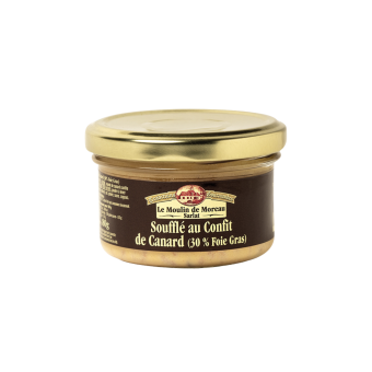 Soufflé au confit de canard (30% Foie Gras) 80g (3)