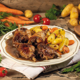 Lot de 3 Coqs au vin de...