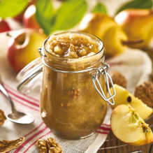 Compote pomme poire aux noix du Périgord 230G