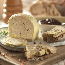 Foie Gras de Canard Entier du Périgord mi-cuit à la fleur de sel 170g