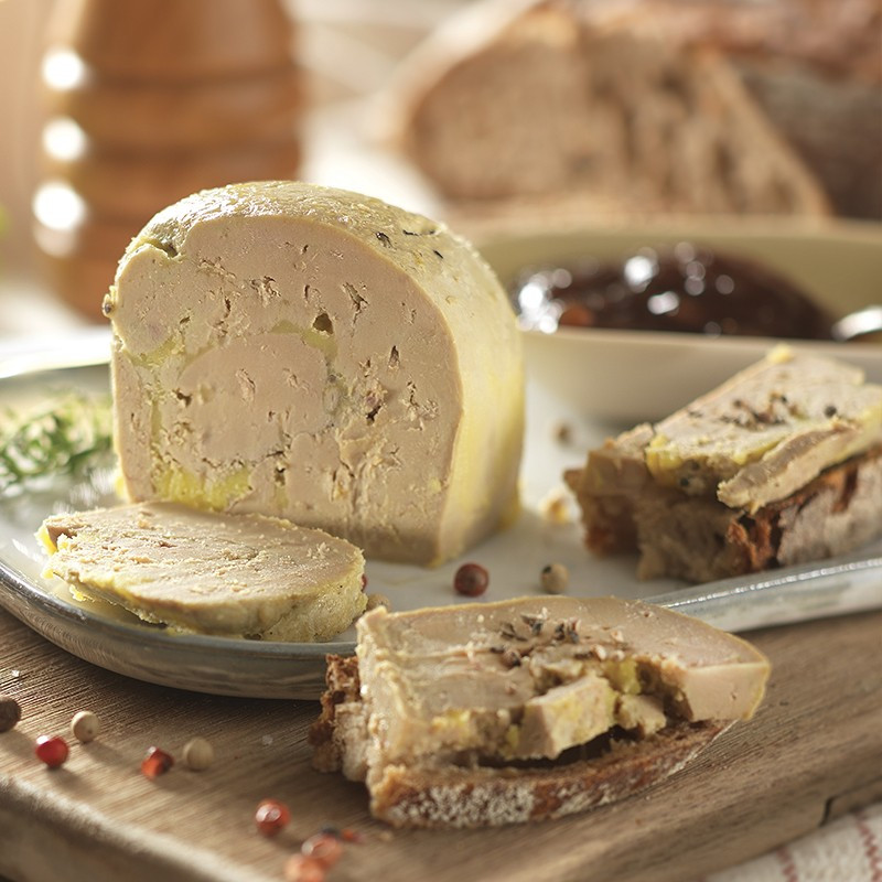 Foie Gras de Canard Entier du Périgord mi-cuit à la fleur de sel 170g