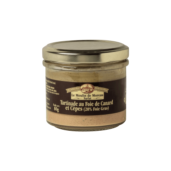Tartinade au Foie de Canard et Cèpes (20% Foie Gras) 80g (2)