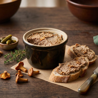 Terrine de pintade aux girolles