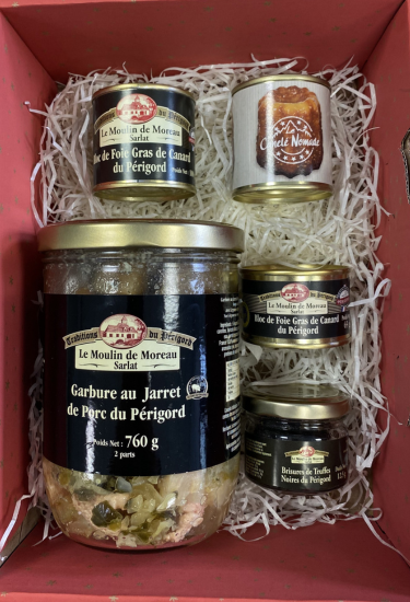 Garbure, Foie gras, Canelés, et Brisures de truffes