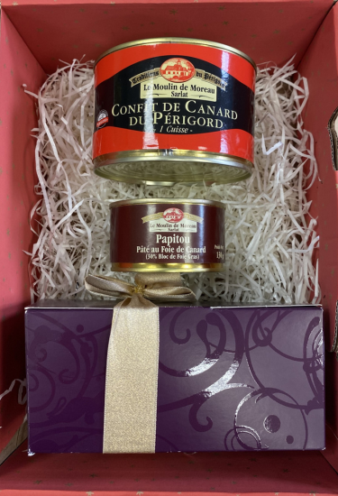 Confit de canard, papitou, et Truffes fantaisies