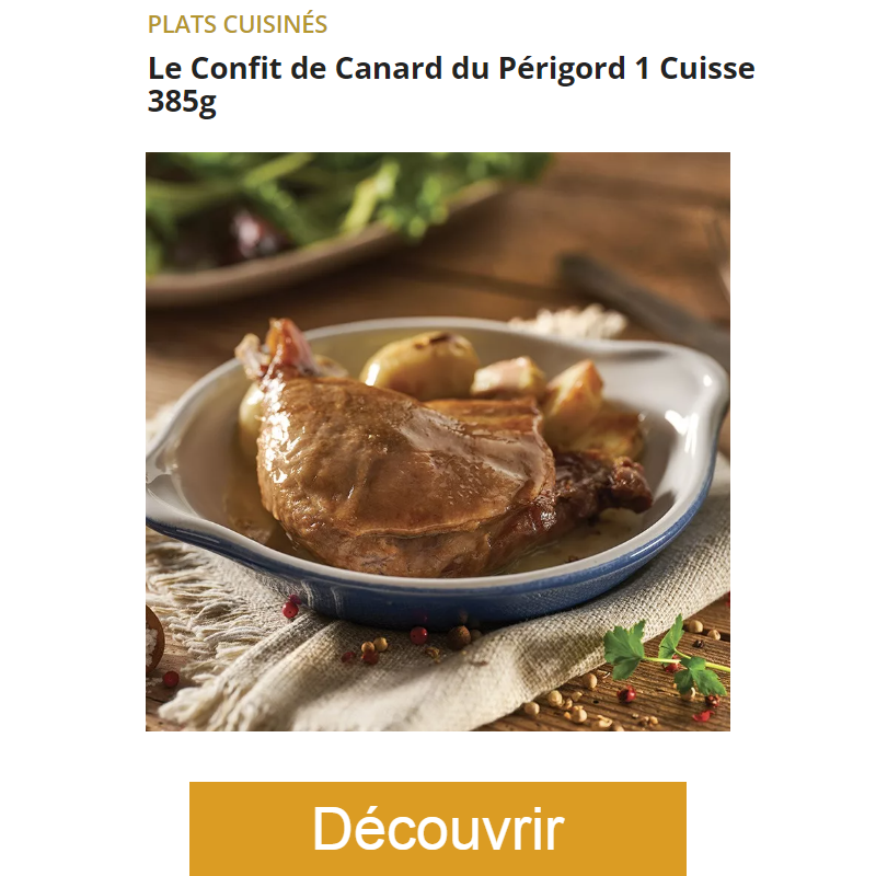 Magret de canard du Périgord frais igp