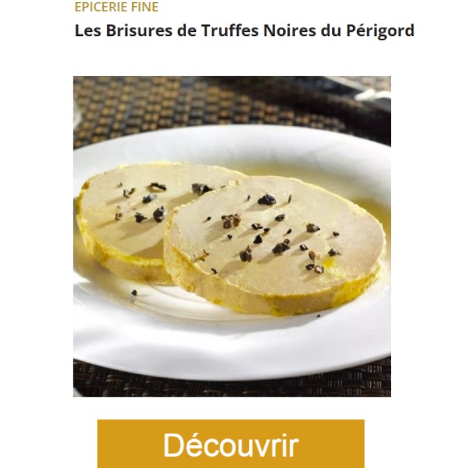 Brisures de truffes noires, tuber melanosporum - Maison de la Truffe