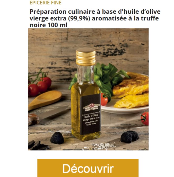 préparation de truffe