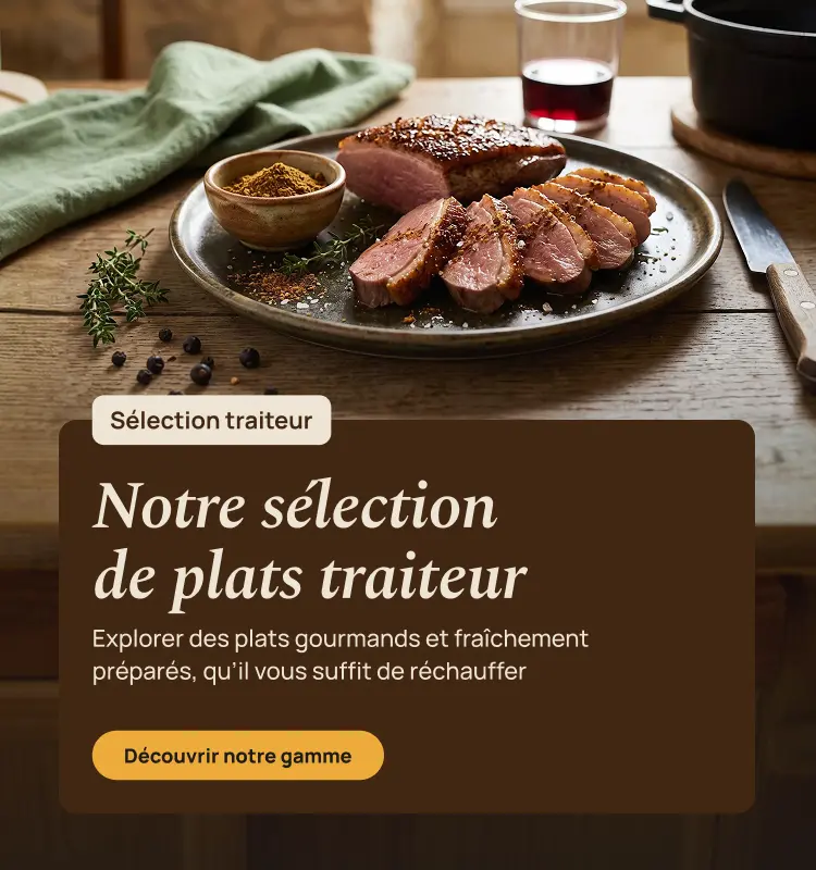 Notre sélection de plats traiteur